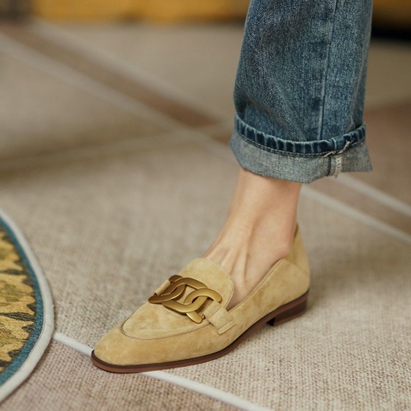 Heels - Suede Leer Vrouwen Instappers Lente/Herfst Lage