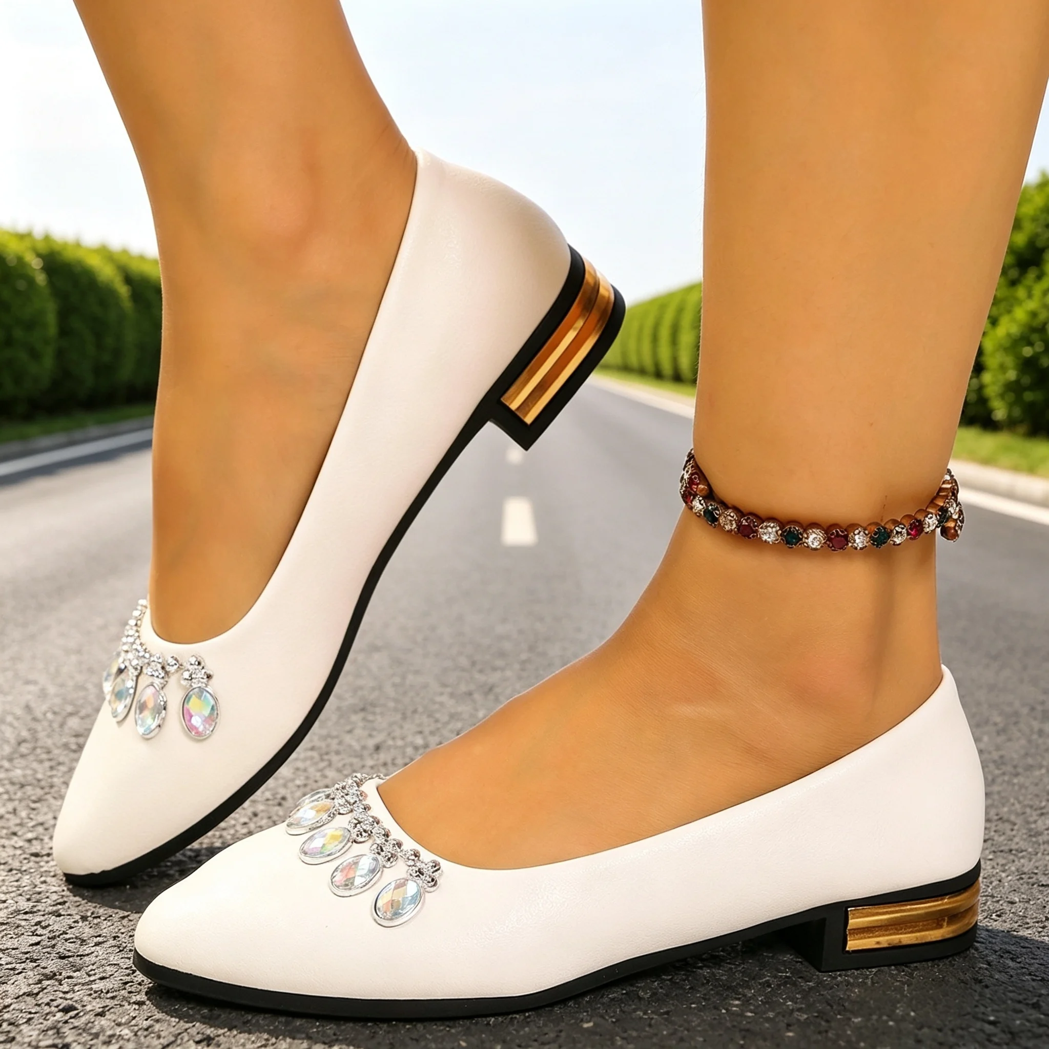 Heels - Dames Flats Pointed Toe Balletschoenen Plus