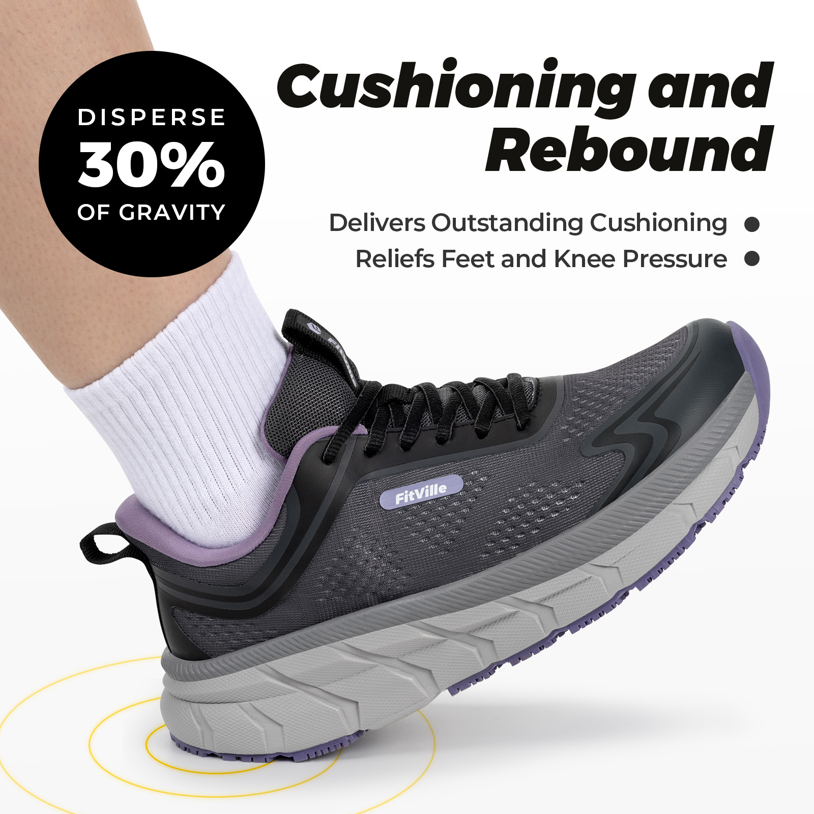 Fitville Dames Sportschoenen,  - Wide Toe Box Running Sneakers recensie en prijs