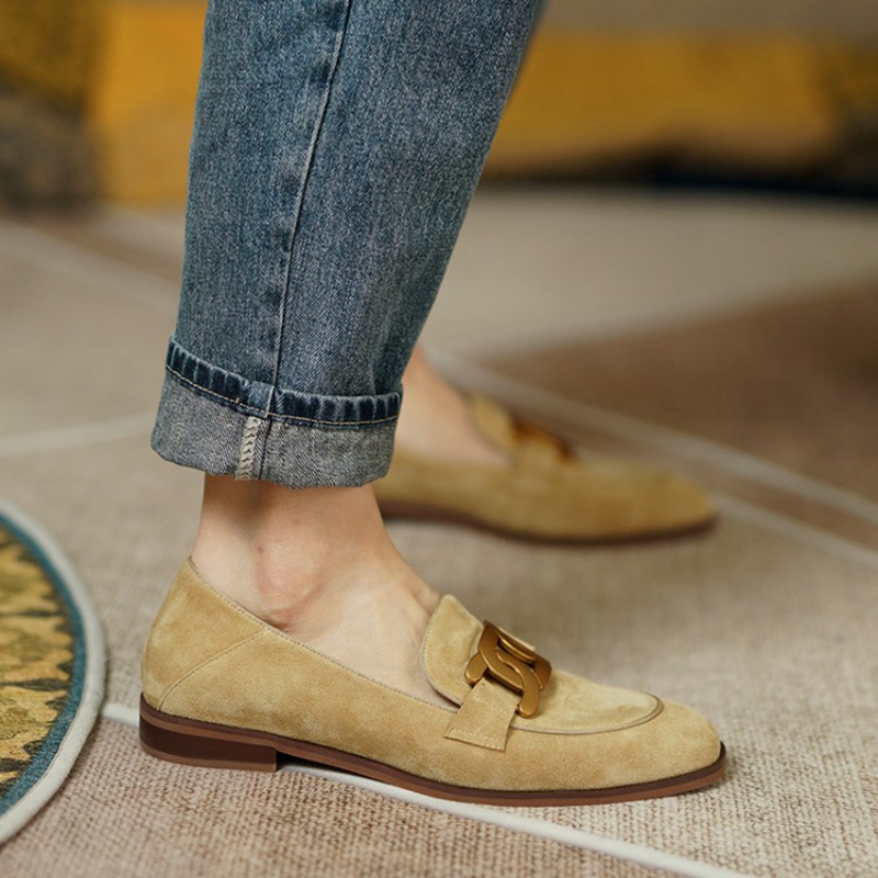 Suede Leer Vrouwen Instappers  - Heels recensie en prijs