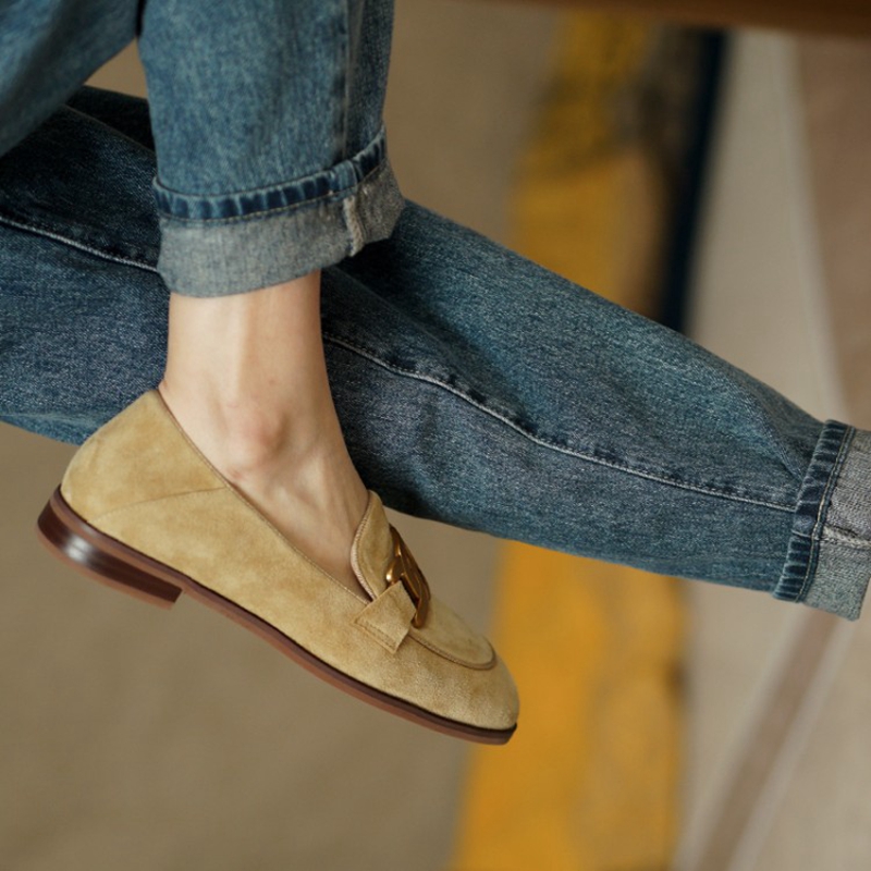 Suede Leer Vrouwen Instappers  - Heels recensie en prijs